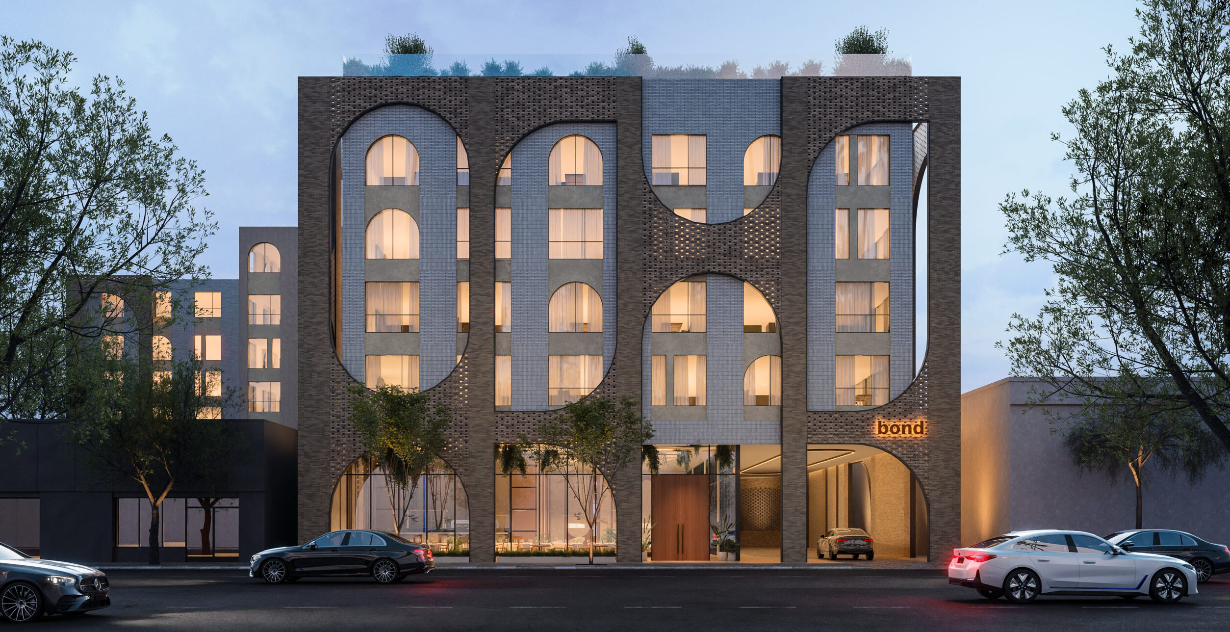 Mojave desert in the dark