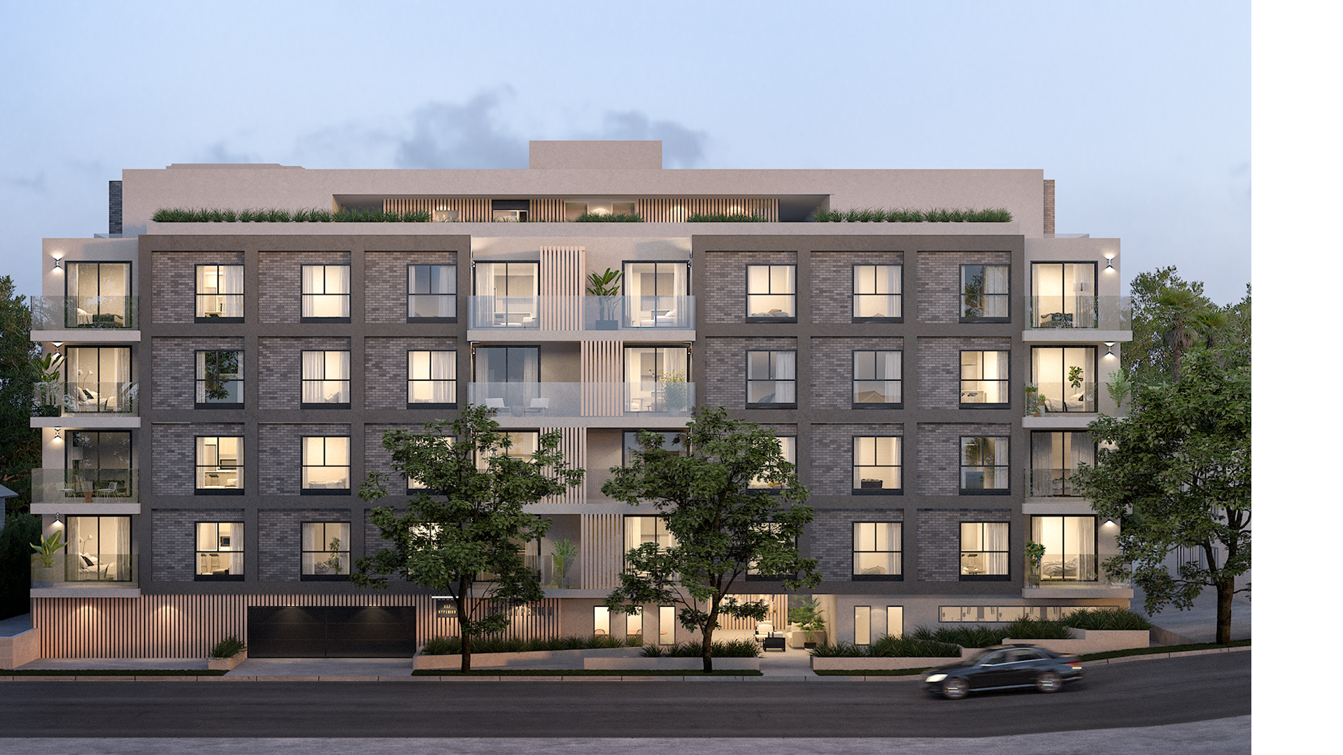 Mojave desert in the dark