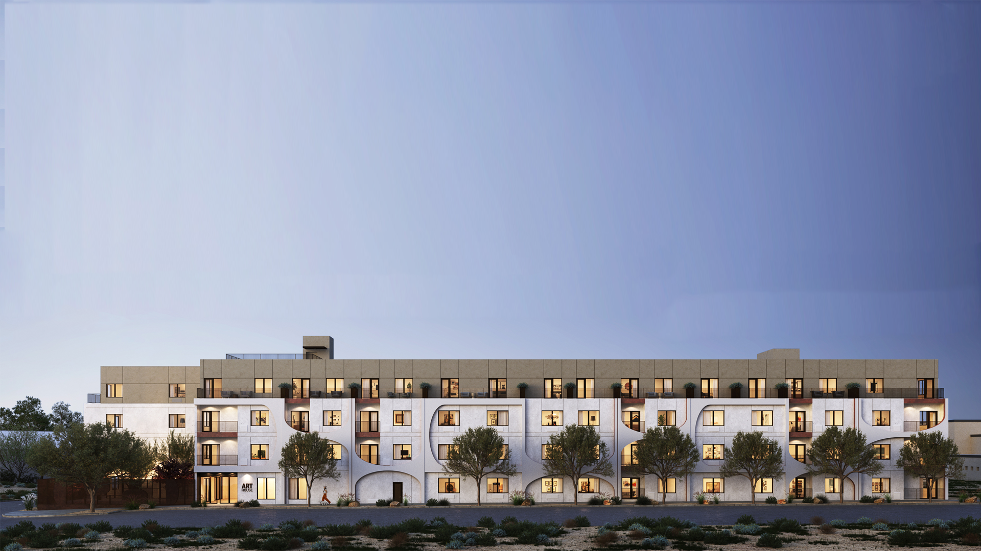 Mojave desert in the sun